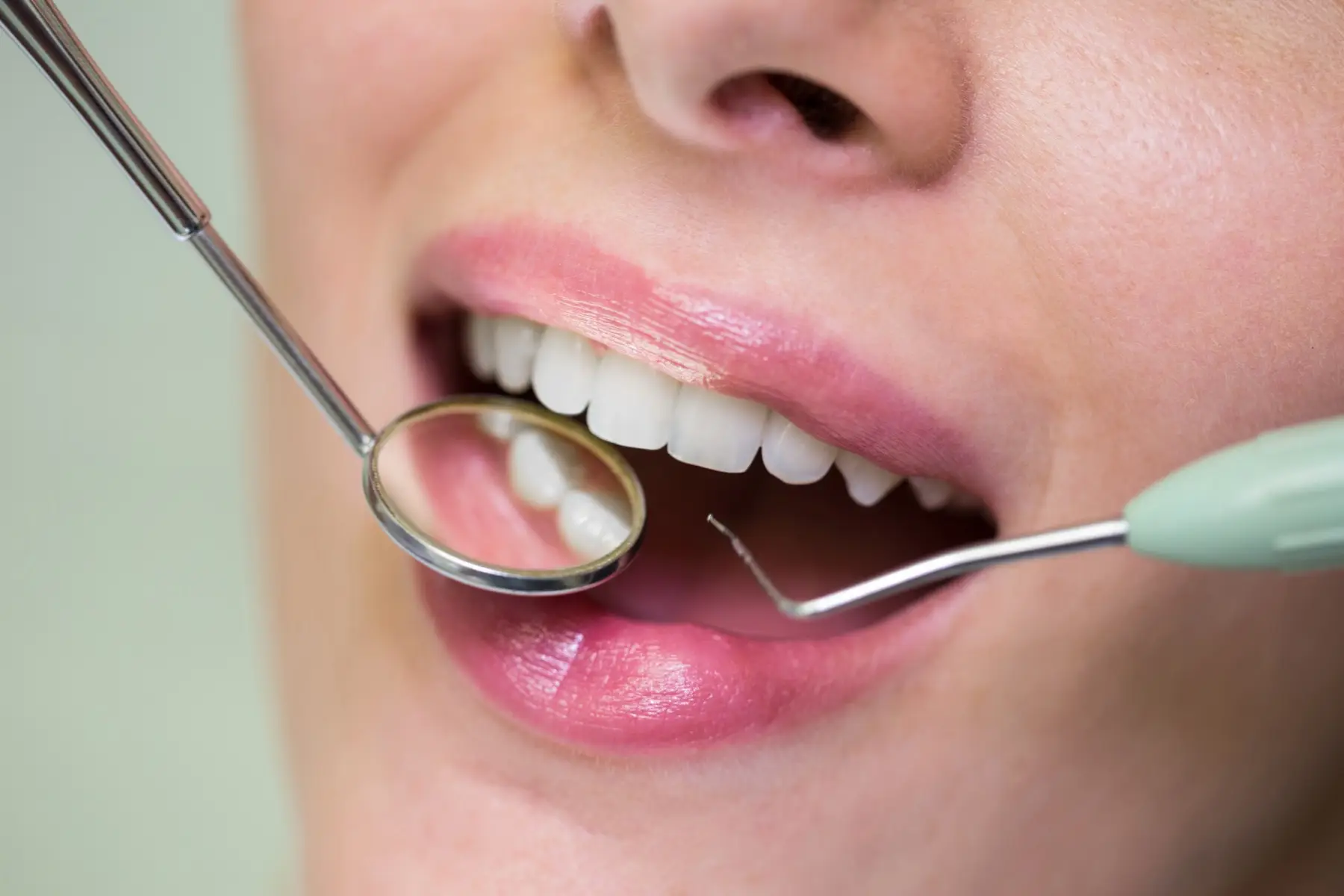 Dental treatment room prepared for an implant appointment