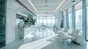 Modern and clean medical clinic